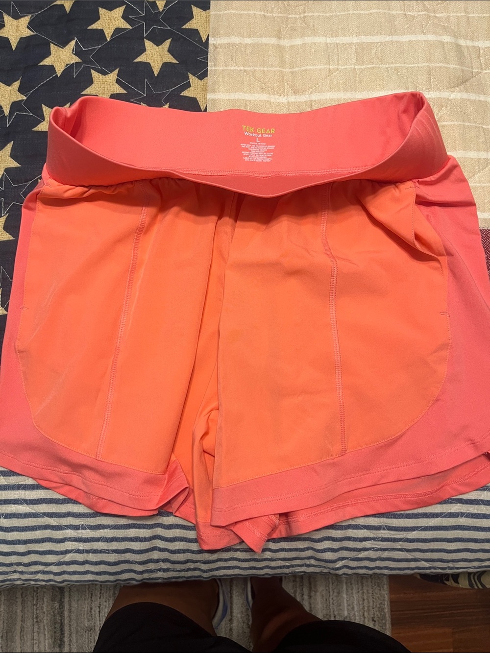 Tek Gear Coral/Pink Women’s Active Shorts